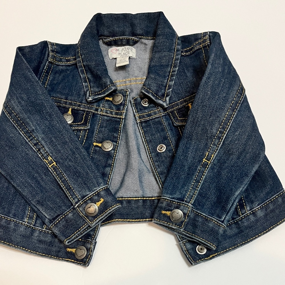 The Children's Place Dark Blue Jean Jacket